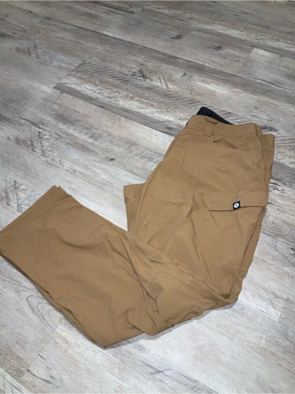 (Bin 30) TRUEWERK Men's Tan Work Cargo Pants